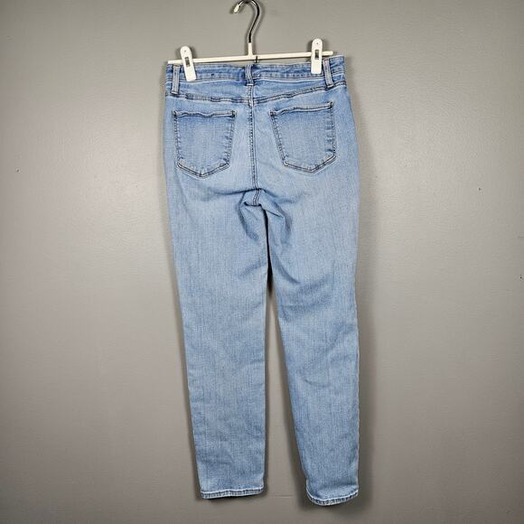 Talbots Flawless Slim Ankle Jeans Women’s 6 Light Wash Stretch Mid Rise Denim - Picture 2 of 9